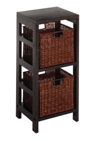 Leo 3pc Shelf and Baskets; One shelf; 2 small Baskets; 2 cartons