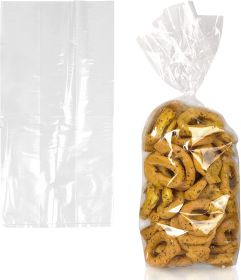 Pack of 1000 Gusseted Poly Bags 5 x 3 x 15. Clear Polyethylene Bags 5x3x15. USDA approved 2 Mil. Expandable Side Gusset Bags. Open Ended bags for Indu