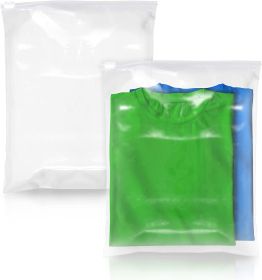 Pack of 250 Slide Seal Top Bags 12 x 15. Clear Polyethylene Bags 12x15. 2.75 mil. Poly Bags for Packing and Storing. Plastic Bags for Industrial; Food