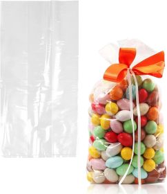 Pack of 1000 Gusseted Poly Bags 4 x 2 x 12. Clear Polyethylene Bags 4x2x12. USDA approved 2 Mil. Expandable Side Gusset Bags. Open Ended bags for Indu