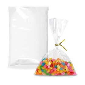 Pack of 1000 Flat Poly Bags; Clear 6 x 9. Ultra Thick Open Top Bags 6x9. Thickness 4 mil. Plastic Bags for Storing and Transporting. Ideal for Industr