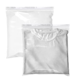 Pack of 500 Zipper Bags; Clear 12 x 12. Heavy Duty Seal Top Polyethylene Bags for Packing and Storing 12x12. Thickness 6 mil. Plastic Bags for Industr