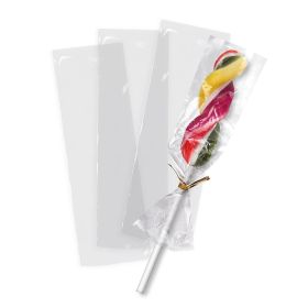 Pack of 1000 Flat Poly Bags 2 x 6. Clear Polyethylene Bags 2x6. Thickness 4 mil. Open Top Plastic Bags for Storing and Transporting. Ideal for Industr